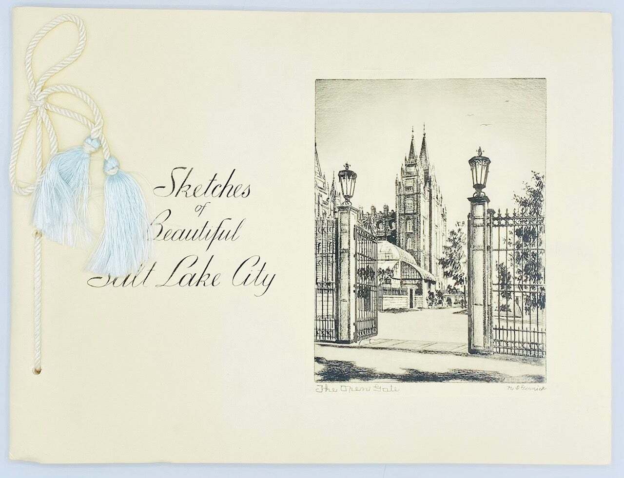 N I Gornick / Sketches of Beautiful Salt Lake City Utah 1st Edition 1938