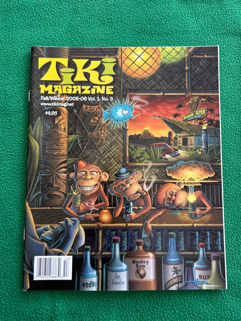 TIKI MAGAZINE Vol. 1 #3 Fall Winter 2005 – 2006 rare & out of print Exotica