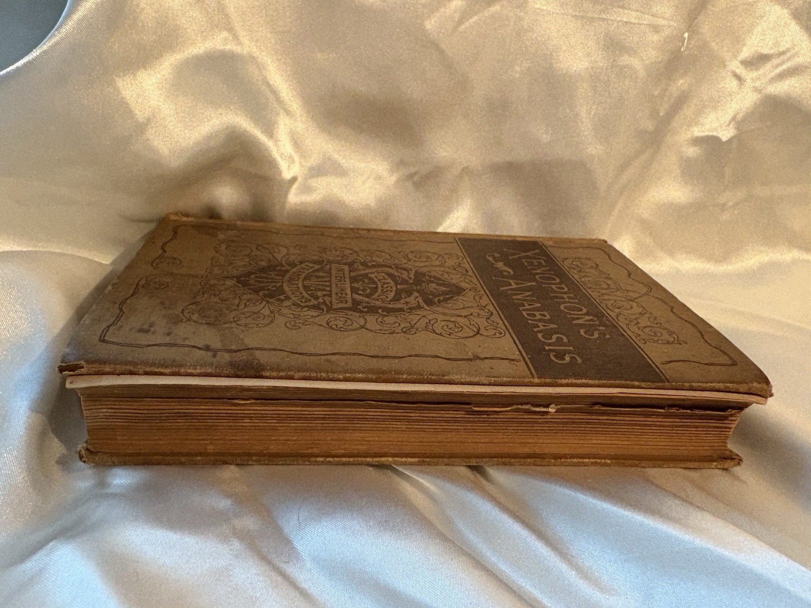 Antique Hardcover Xenophon’s Anabasis 1893 By Arthur Hinds And Co. HB