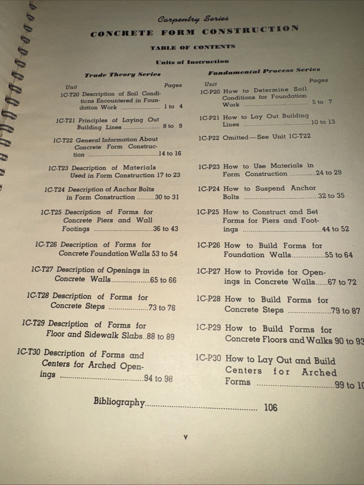1946 Construction Books Interior & Exterior Trim Framing Sheathing Concrete Form