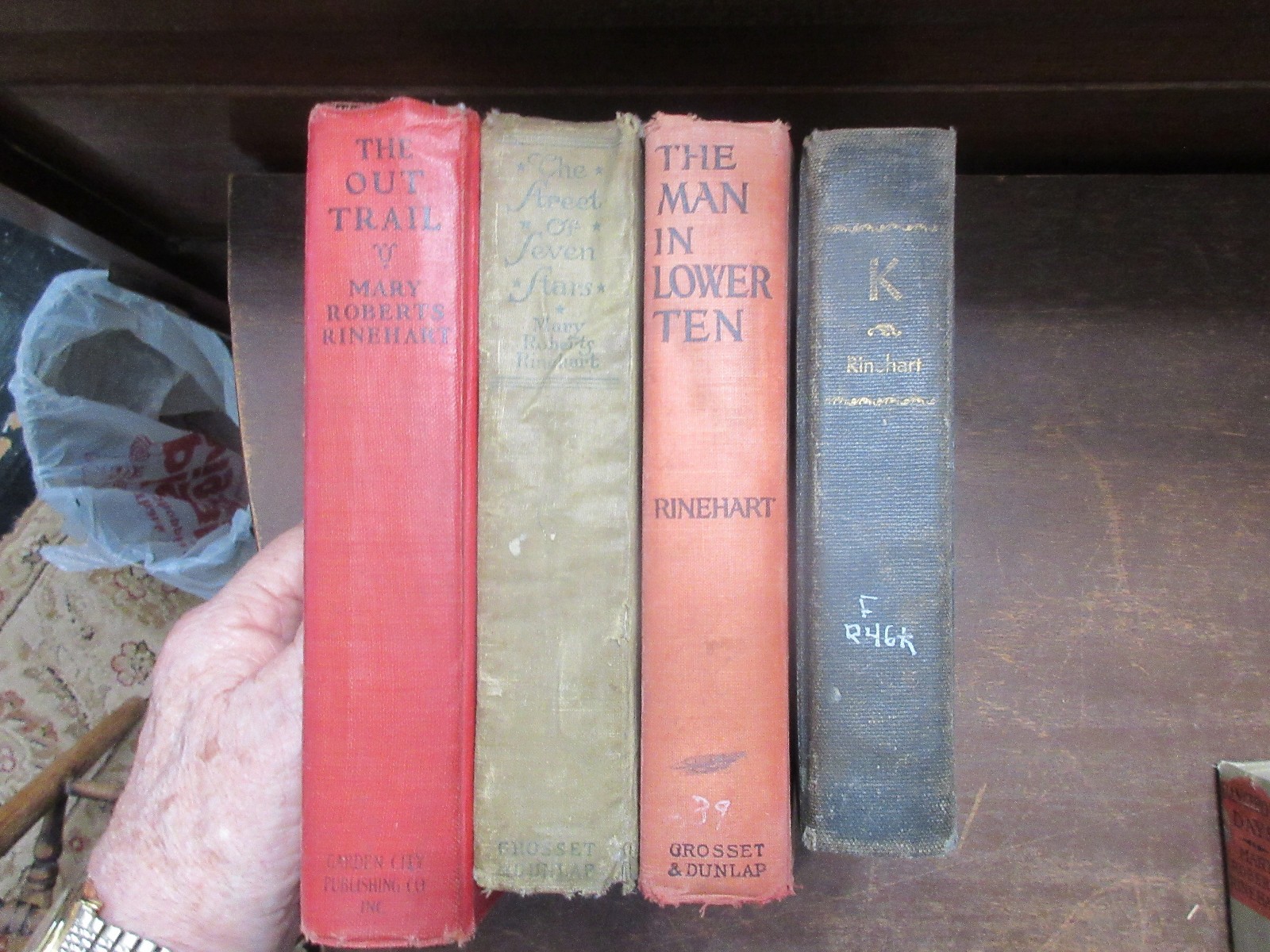 Mary Roberts Rinehart Lot of 4 Antique Vintage Mystery Books Early 1900s