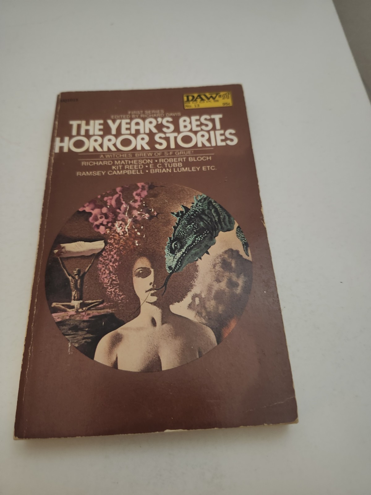 The Year’s Best Horror Stories 1971 Daw #13 Matheson, Bloch, Reed, Tubb, Lumley