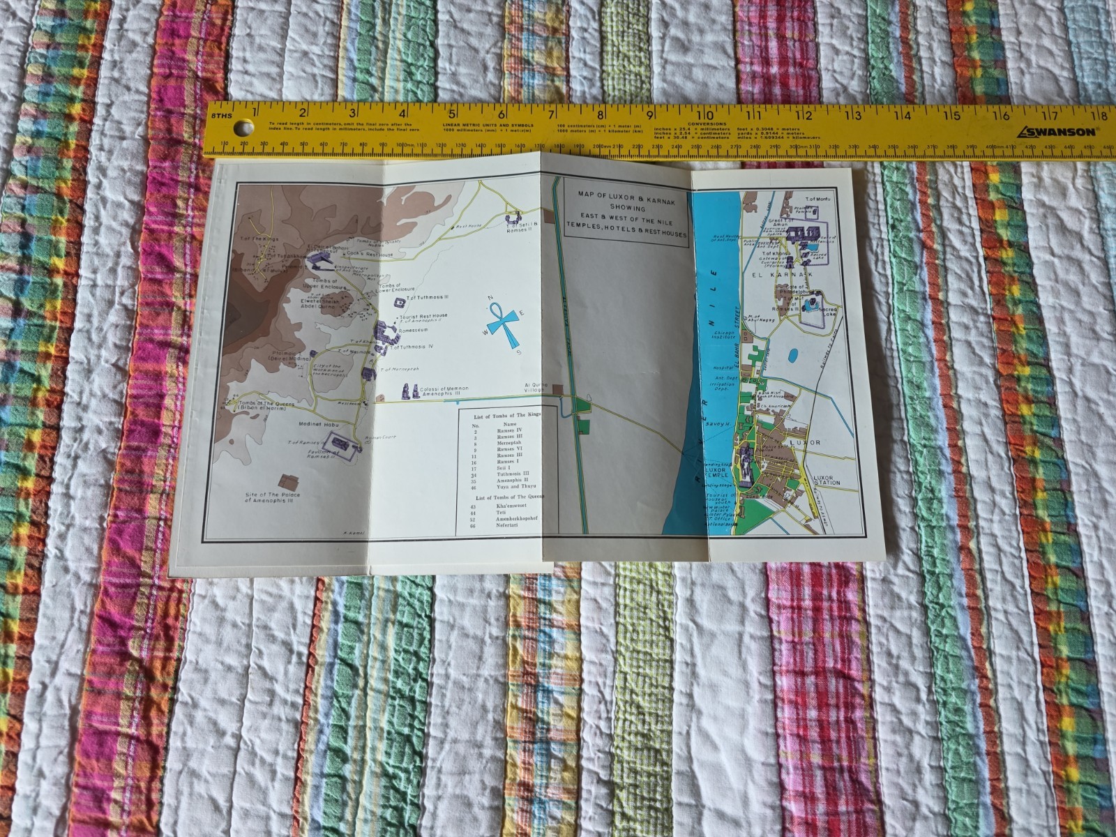Various Maps of 1978 Cairo, Alexandria, Luxor and The Nile Egypt