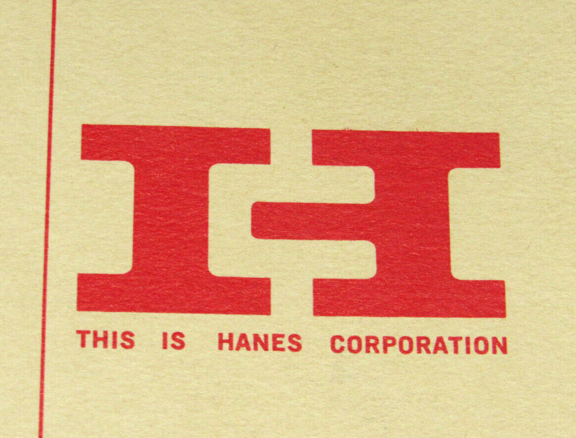 VTG 1965 ‚THIS IS HANES CORPORATION‘ BOOK! HISTORY/MANUFACTURING PLANTS/PRODUCTS