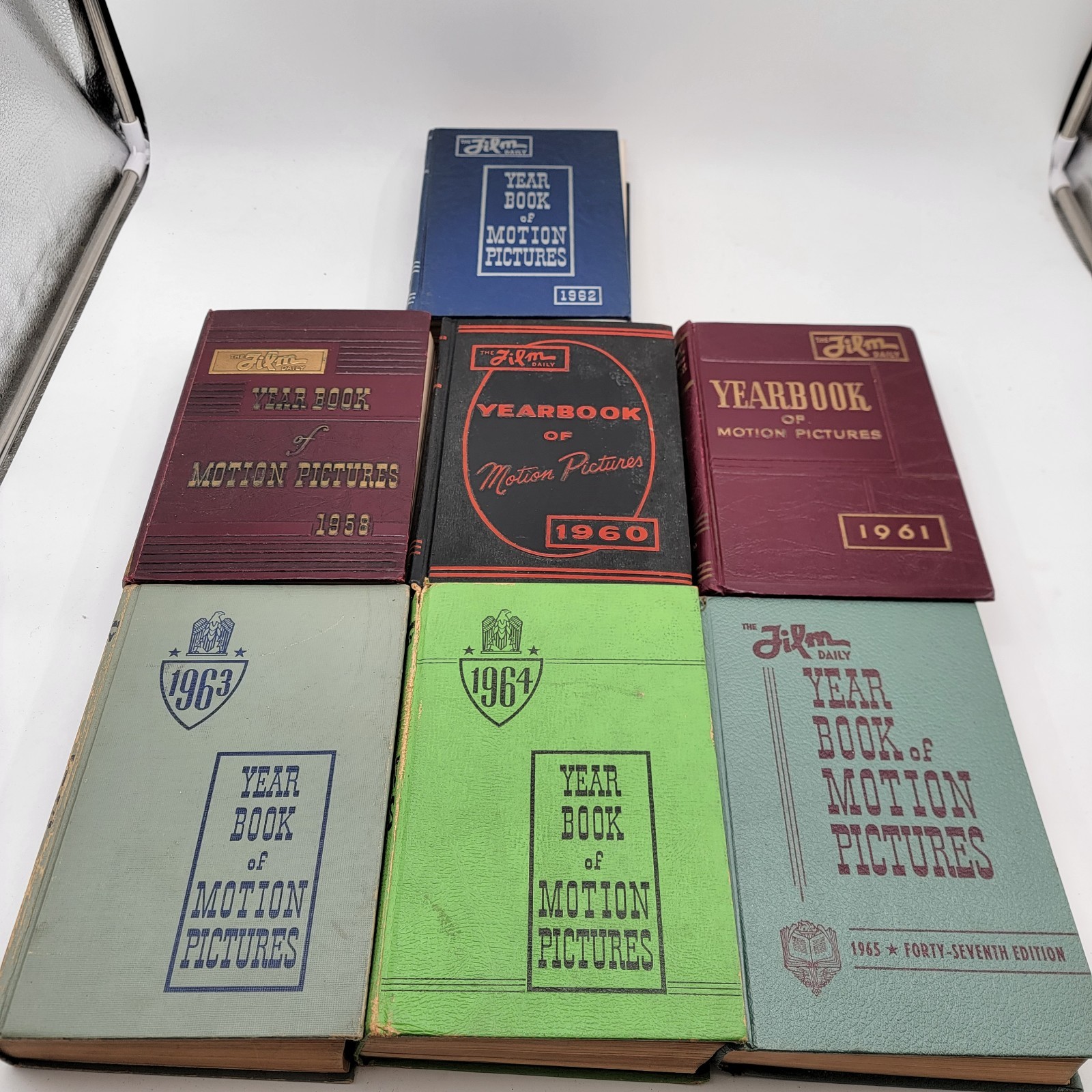 Vintage Film Daily Year Book of Motion Pictures Lot 1958 1960-1965 Movie Referen