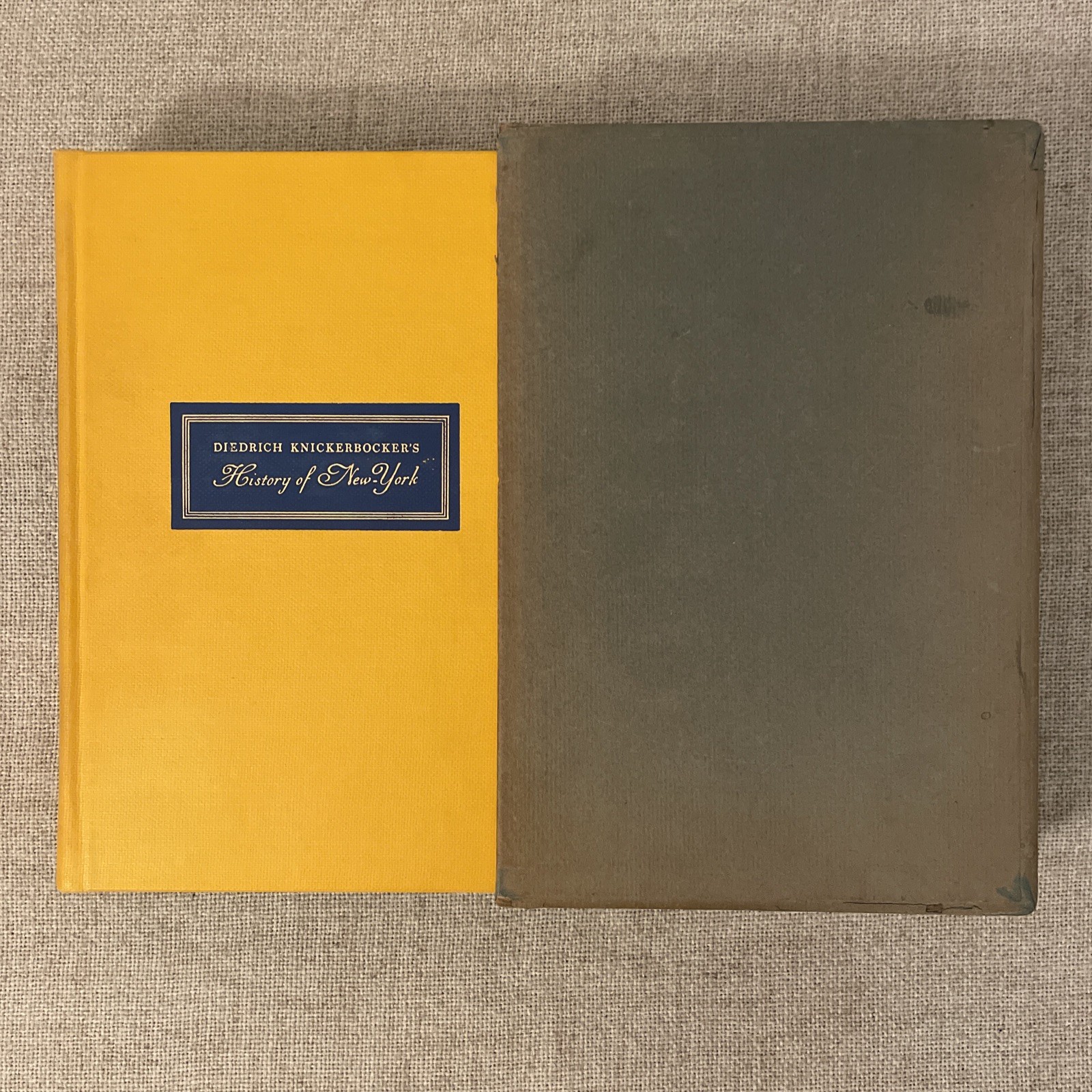 History of New York Washington Irving Knickerbocker Slip Case Heritage Press