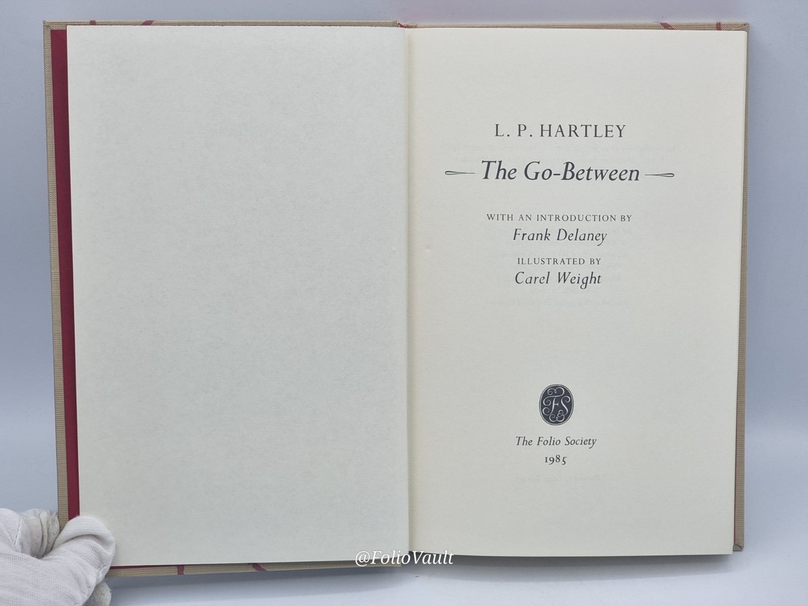 The Go-Between – L.P. Hartley – Folio Society – 1985 – Literature – VGC