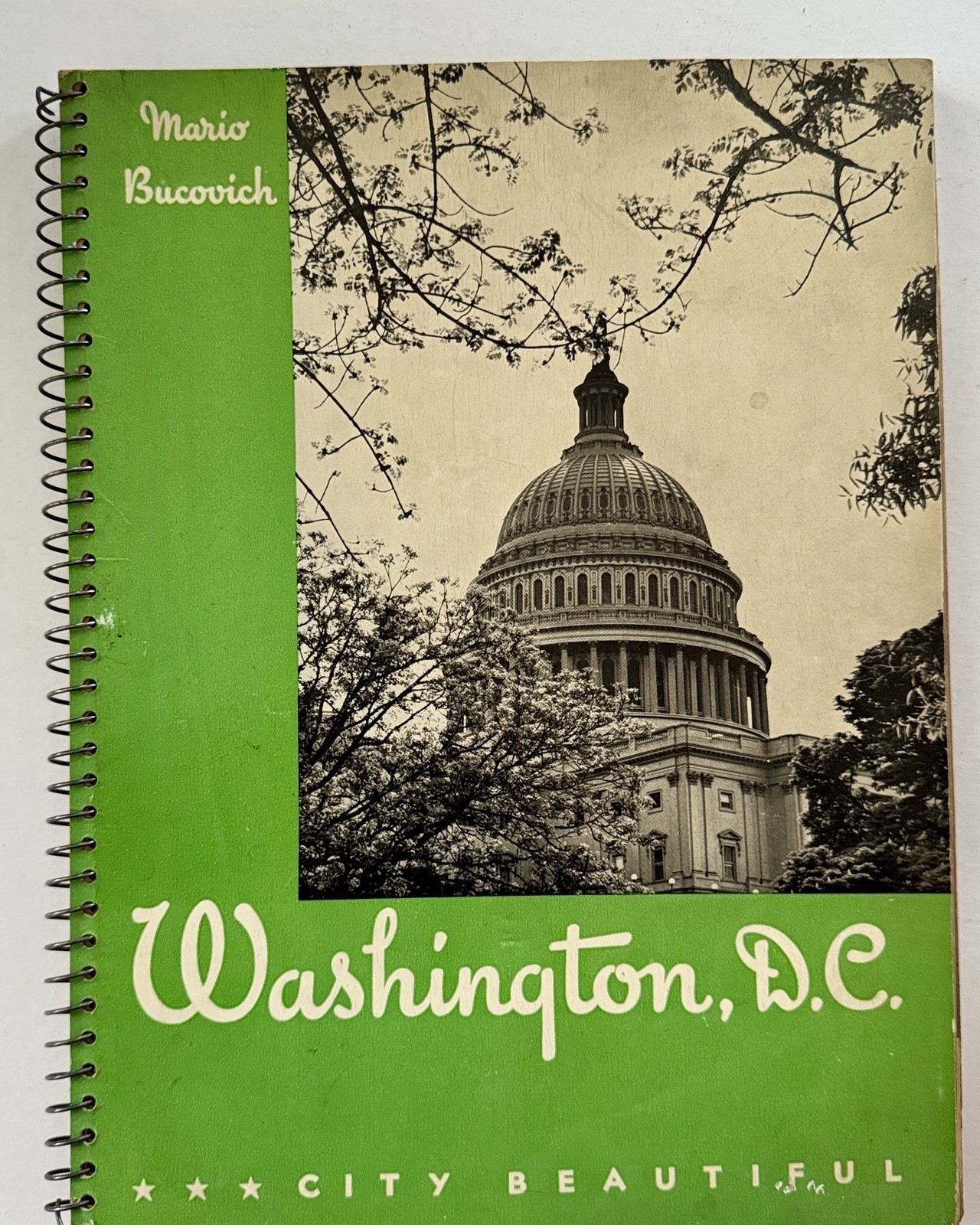 Washington, D.C., City beautiful by Mario Bucovich (Spiral Book, 1936)