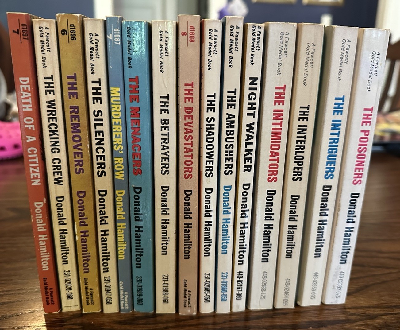 15 Donald Hamilton Books – Matt Helm, Dean Martin, 1960s Paperbacks