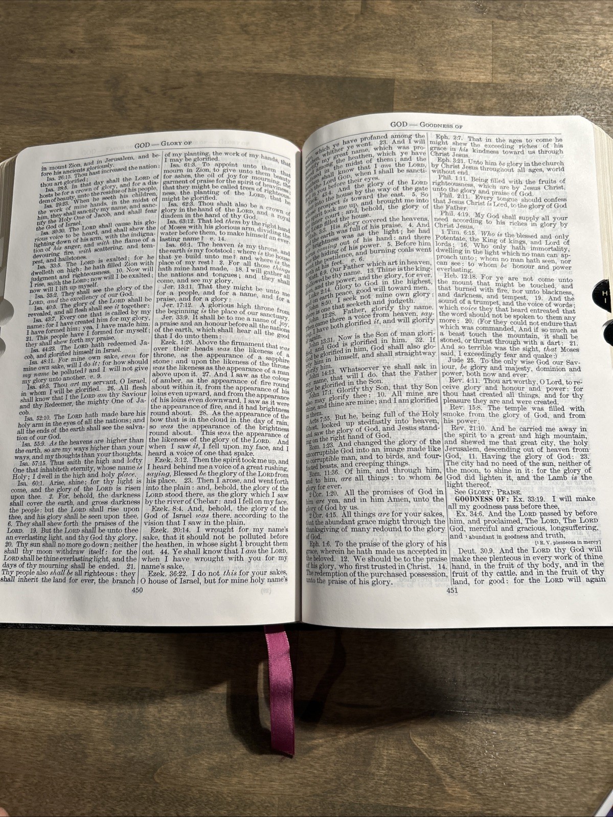 Naves Topical Study Bible Thumb Index Southwestern Vintage 1962 Leather