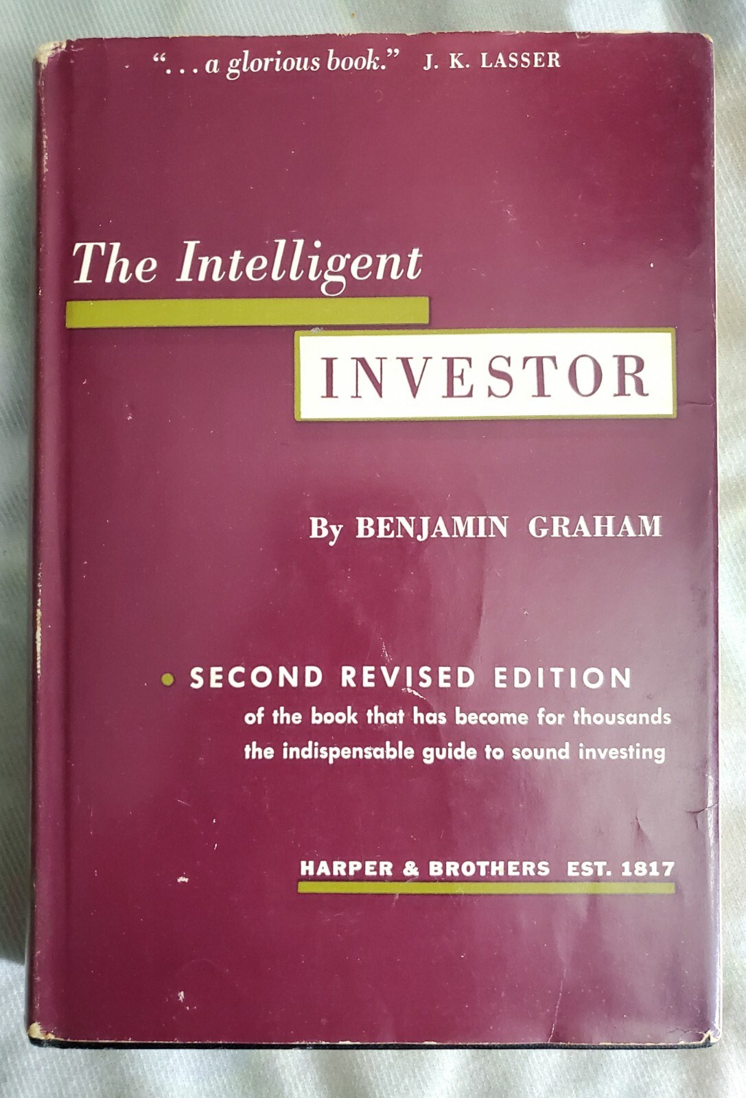 Benjamin Graham The Intelligent Investor 1959 / 2nd Edition