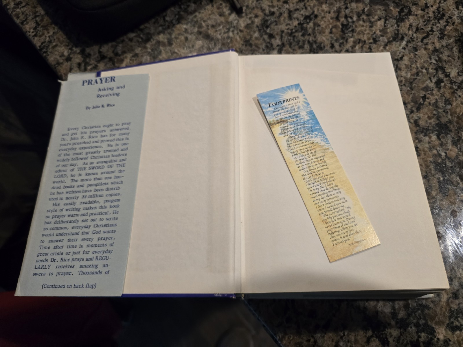 Prayer Asking and Receiving John R Rice 1972 Sword of the Lord HB/DJ