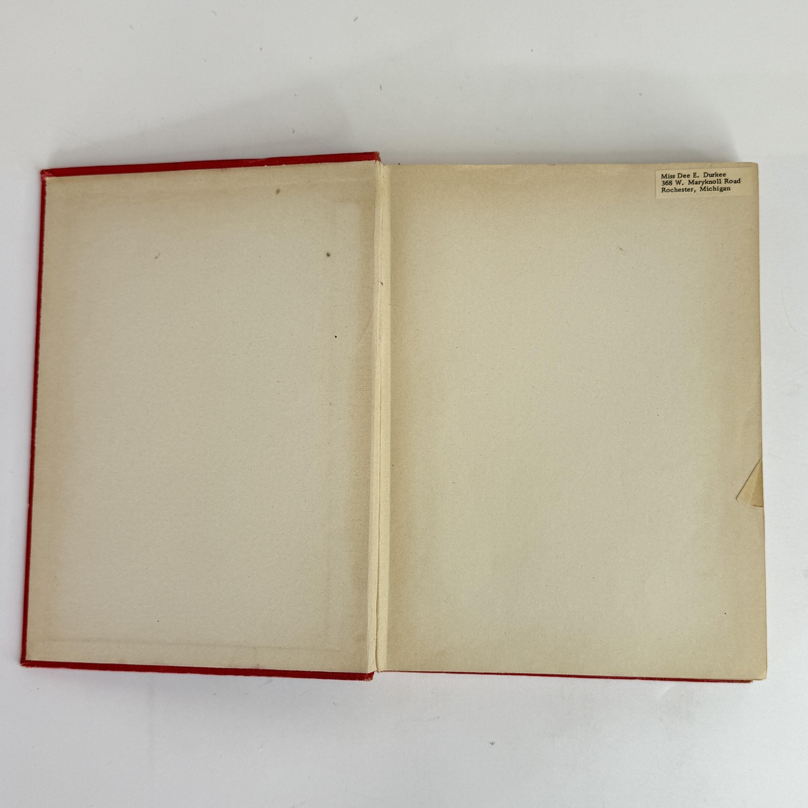 Vintage Tik-Tok Of Oz L Frank Baum Reilly & Lee Red Cloth Hardcover Illustrated