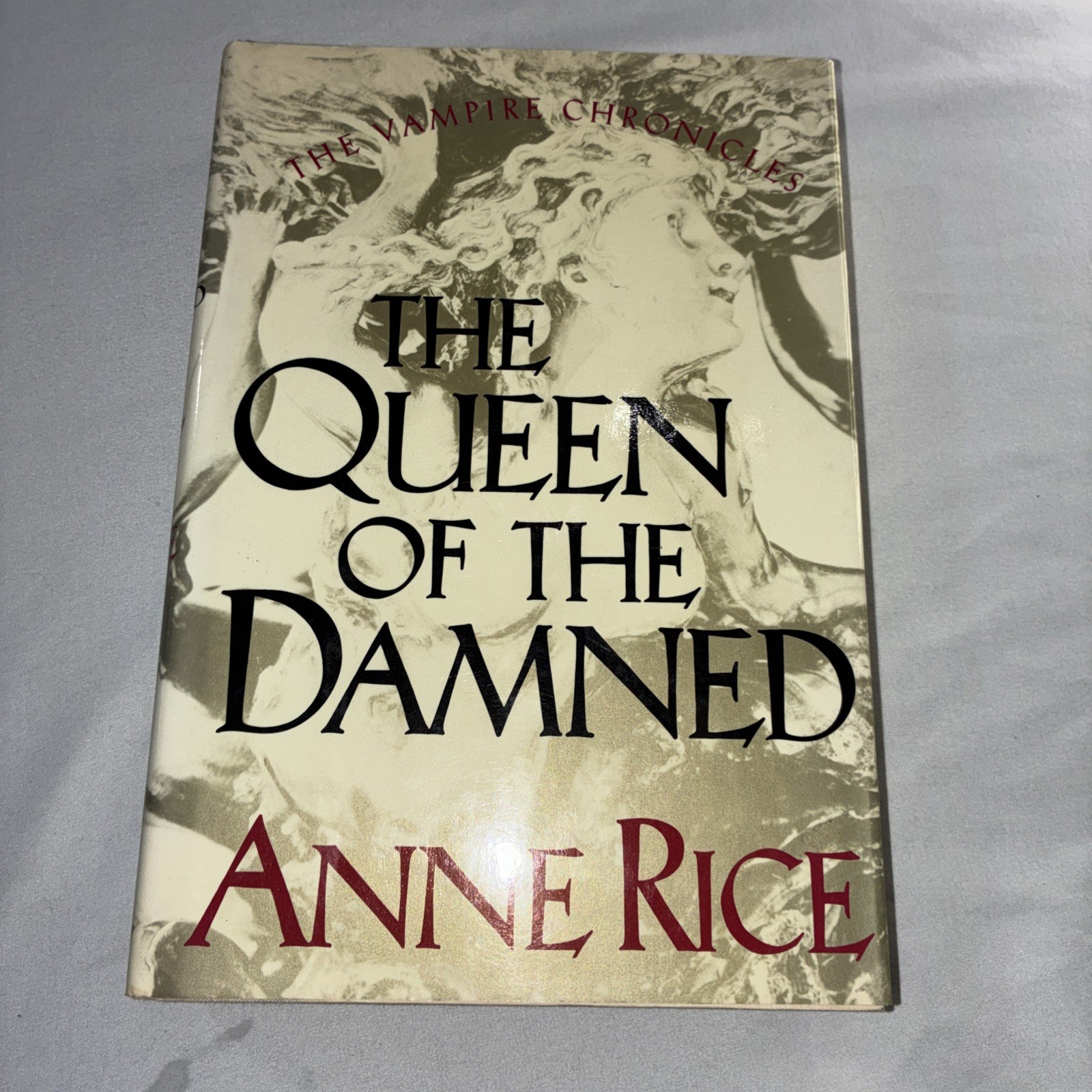 The Queen of the Damned Anne Rice Signed Hardcover Book The Vampire Chronicles