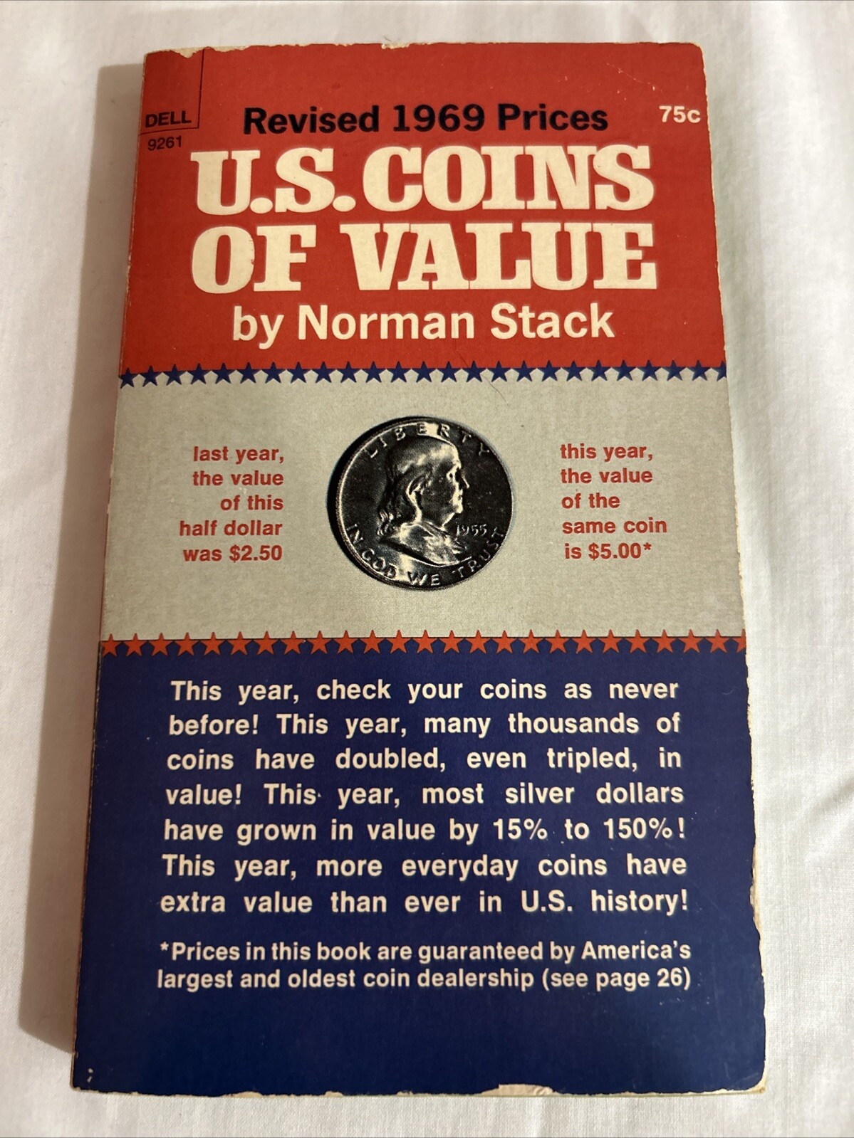 VTG US Coins Of Value Revised 1969 Prices By Norman Stack. VGC.