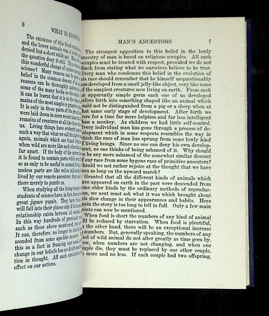 Leonard Darwin / What Is Eugenics? 1932 Special Edition