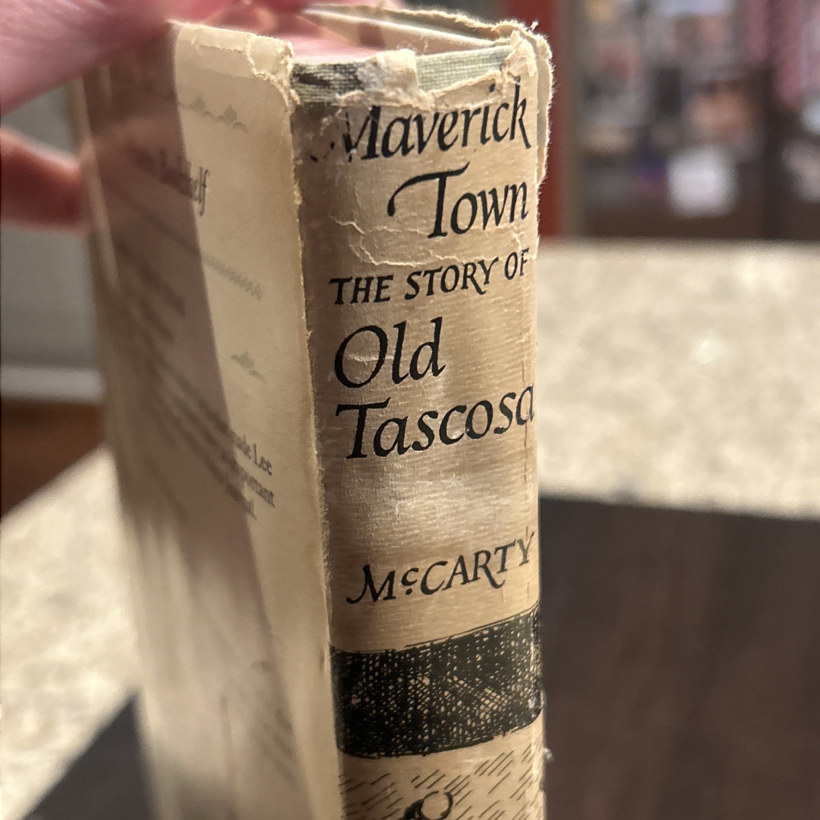 MAVERICK TOWN – THE STORY of OLD TASCOSA 1946 First ED DJ HB SIGNED