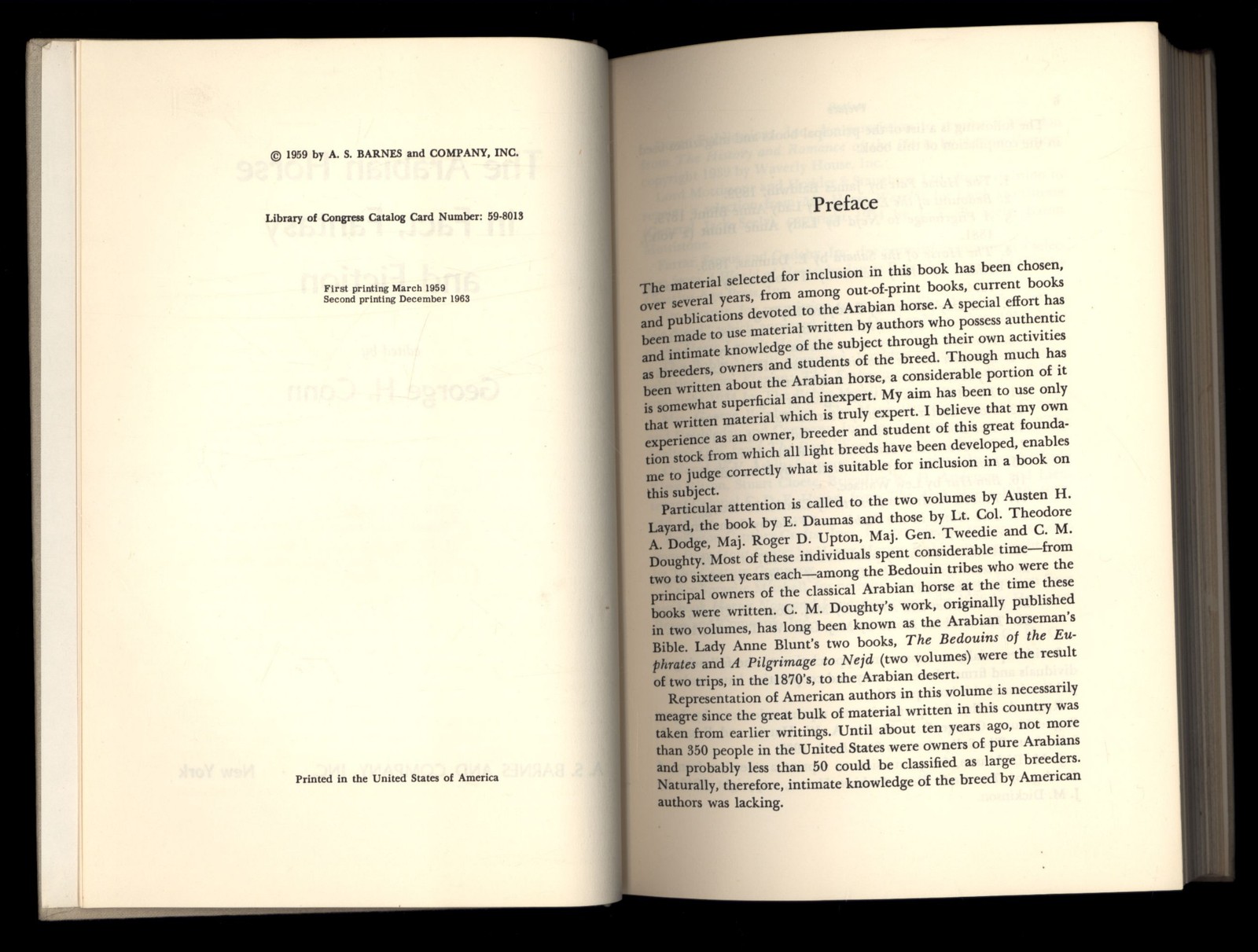 THE ARABIAN HORSE in Fact Fantasy and Fiction edited by George H. Conn * 63 HBDJ
