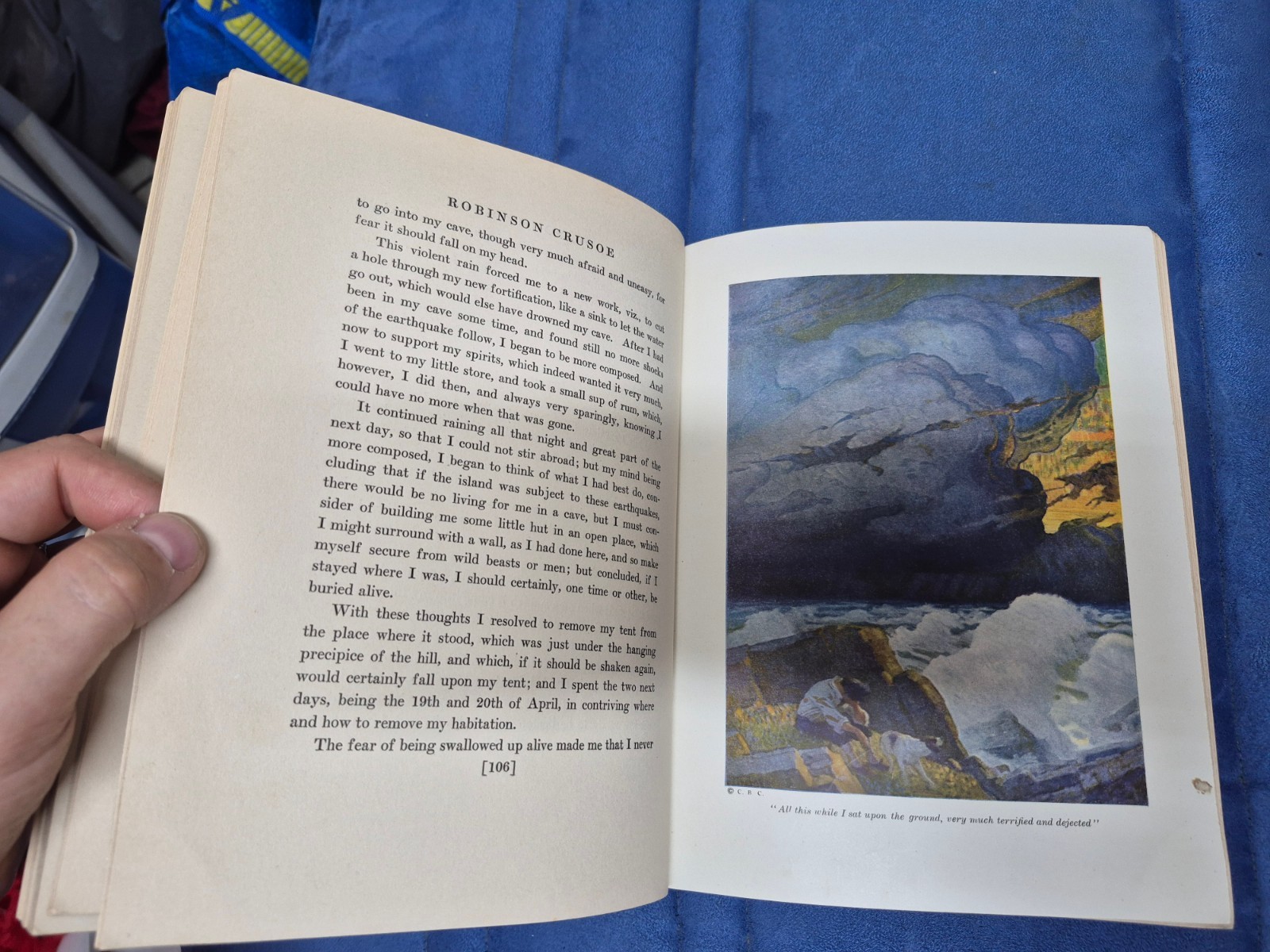 1920 Robinson Crusoe – Daniel Defoe – Illustrated by N.C. Wyeth – Sampson Low –