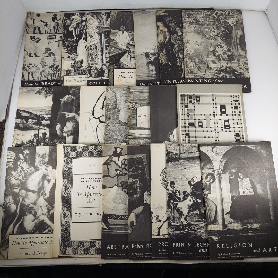 Abrams Art Treasures of the World Lot Of 21 Illustrated Booklets, 1950’s