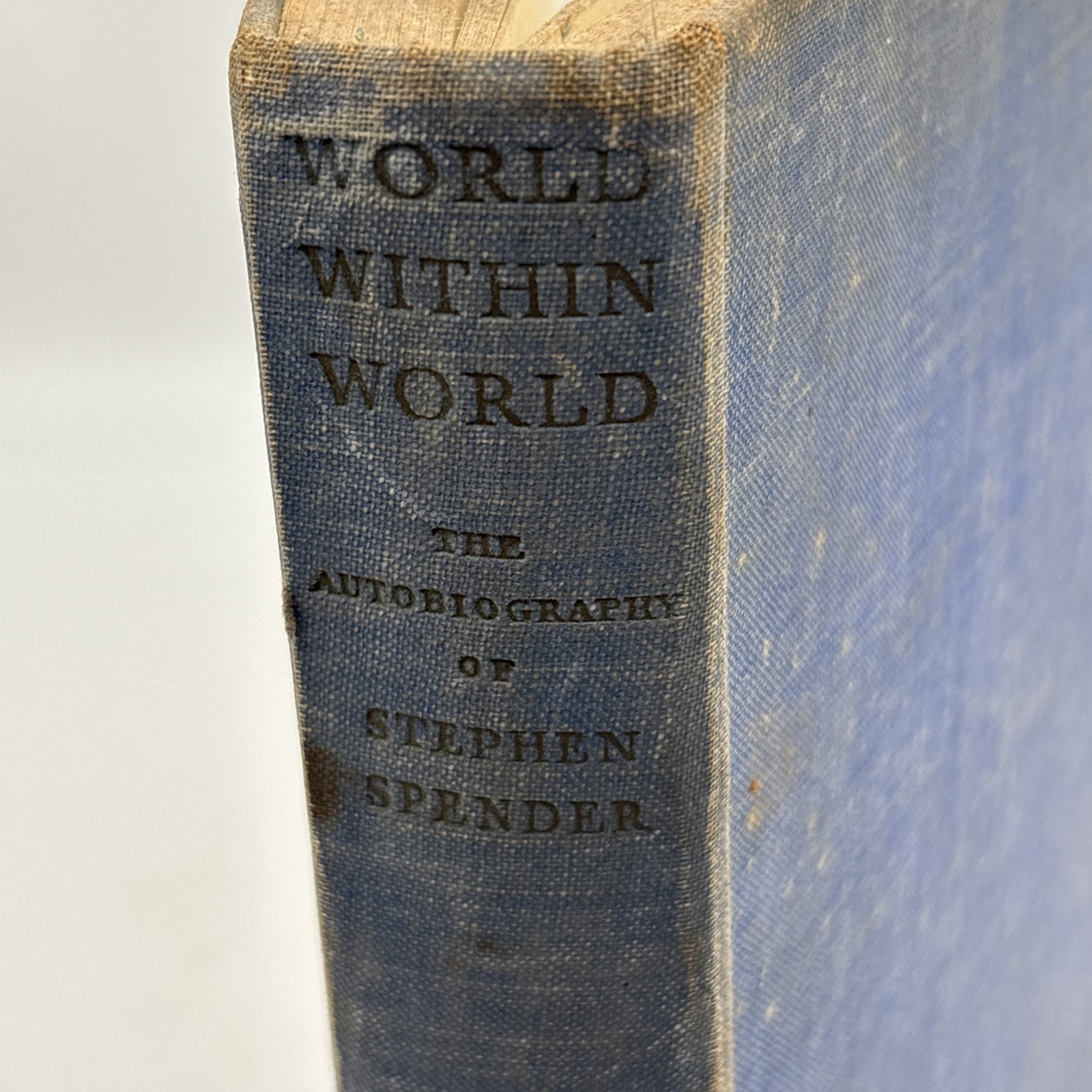 Stephen Spender World Within World 1951 1st Edition Hamish Hamilton HC