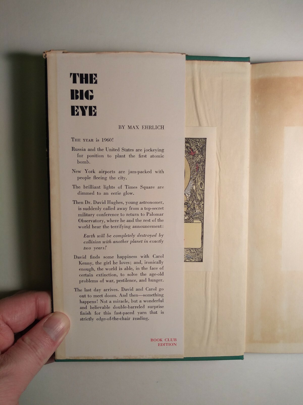 THE BIG EYE author Max Ehrlich Copyright Early Science Fiction Russia vs US 1949