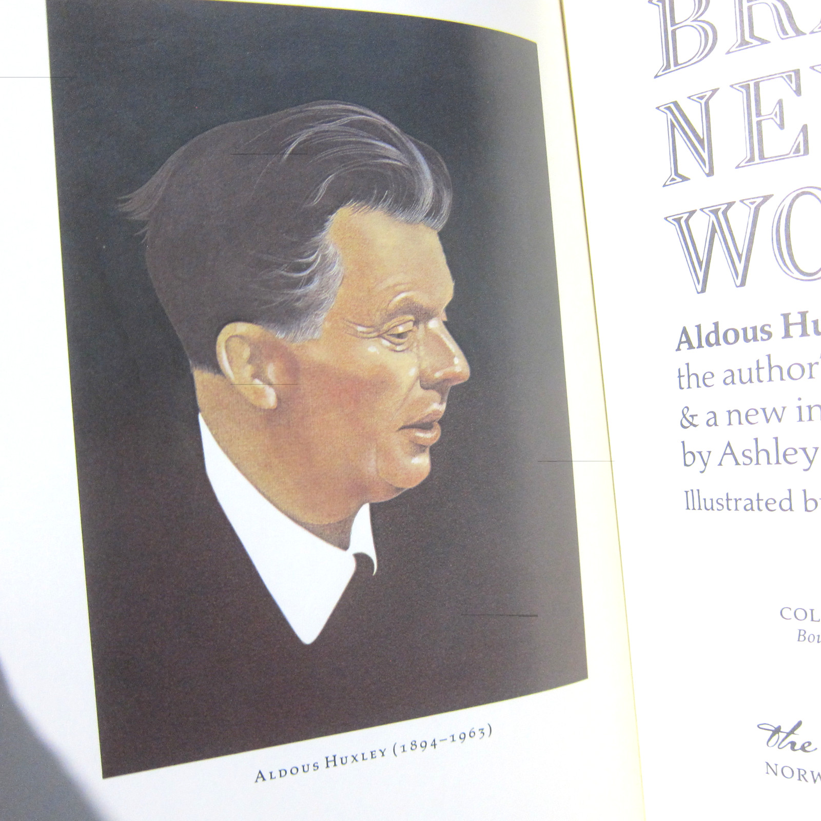 1978 BRAVE NEW WORLD Aldous Huxley EASTON Press Leather Near Mint