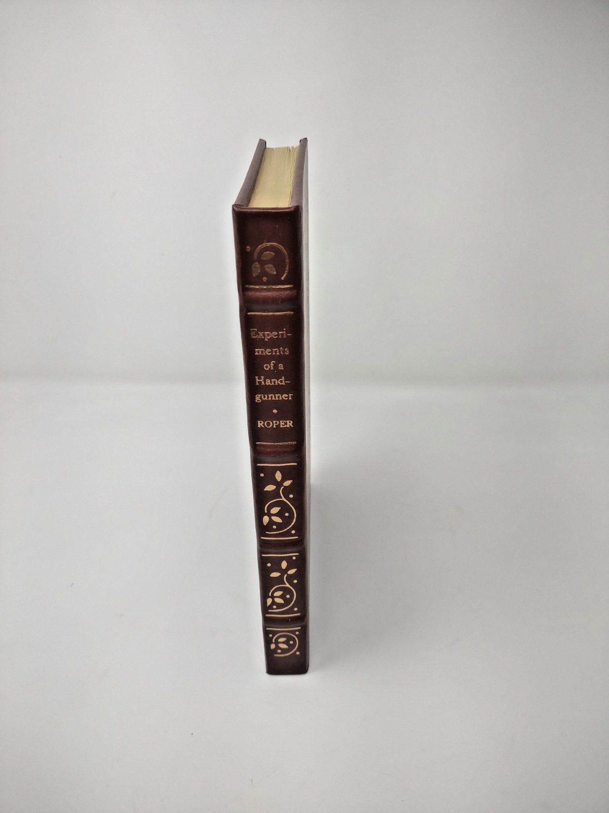 Leather Bound Firearms Classics Experiments of a Handgunner by Walter F. Roper