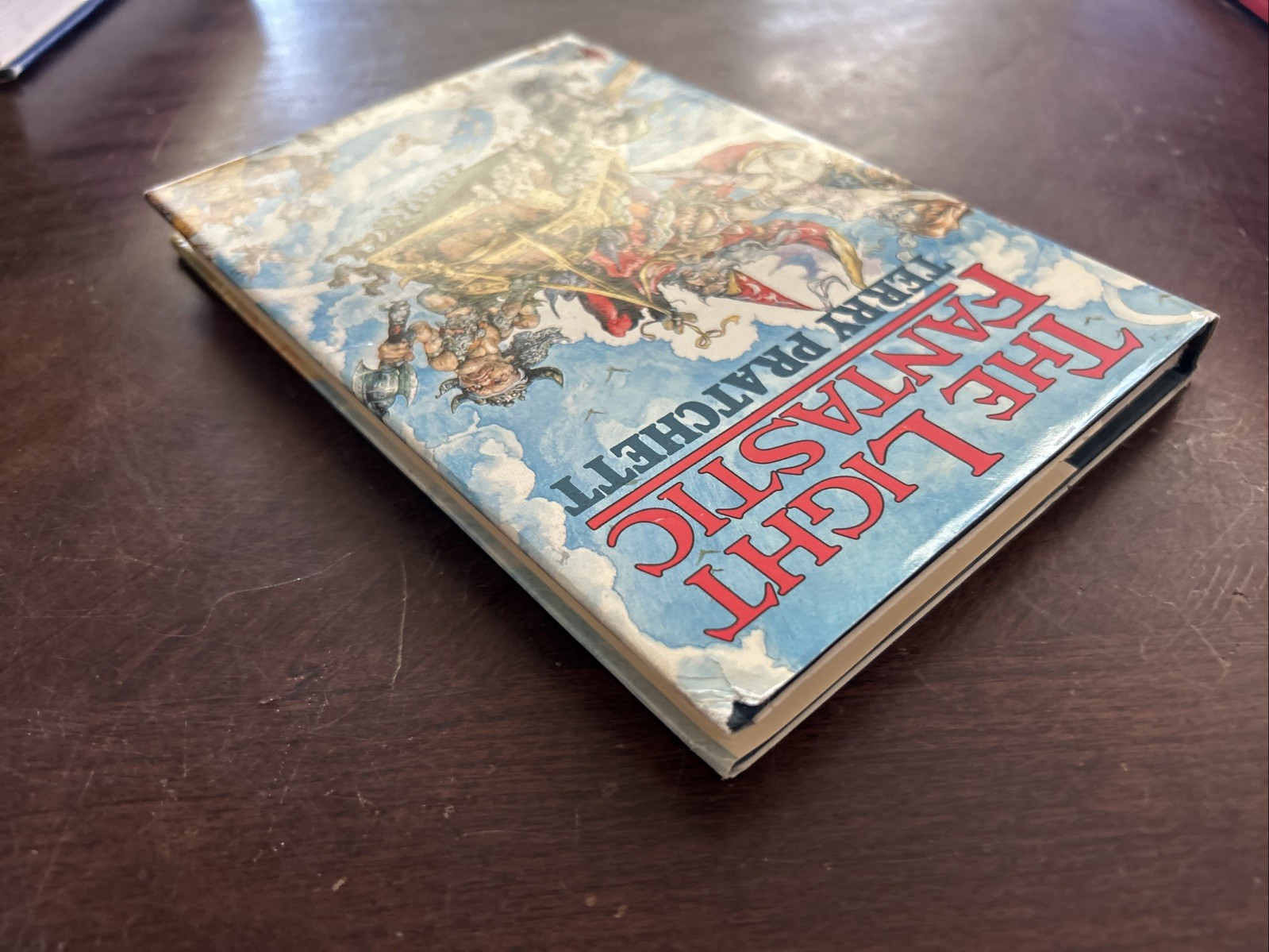 The Light Fantastic by Terry Pratchett (1986) Hardcover Book Club Edition