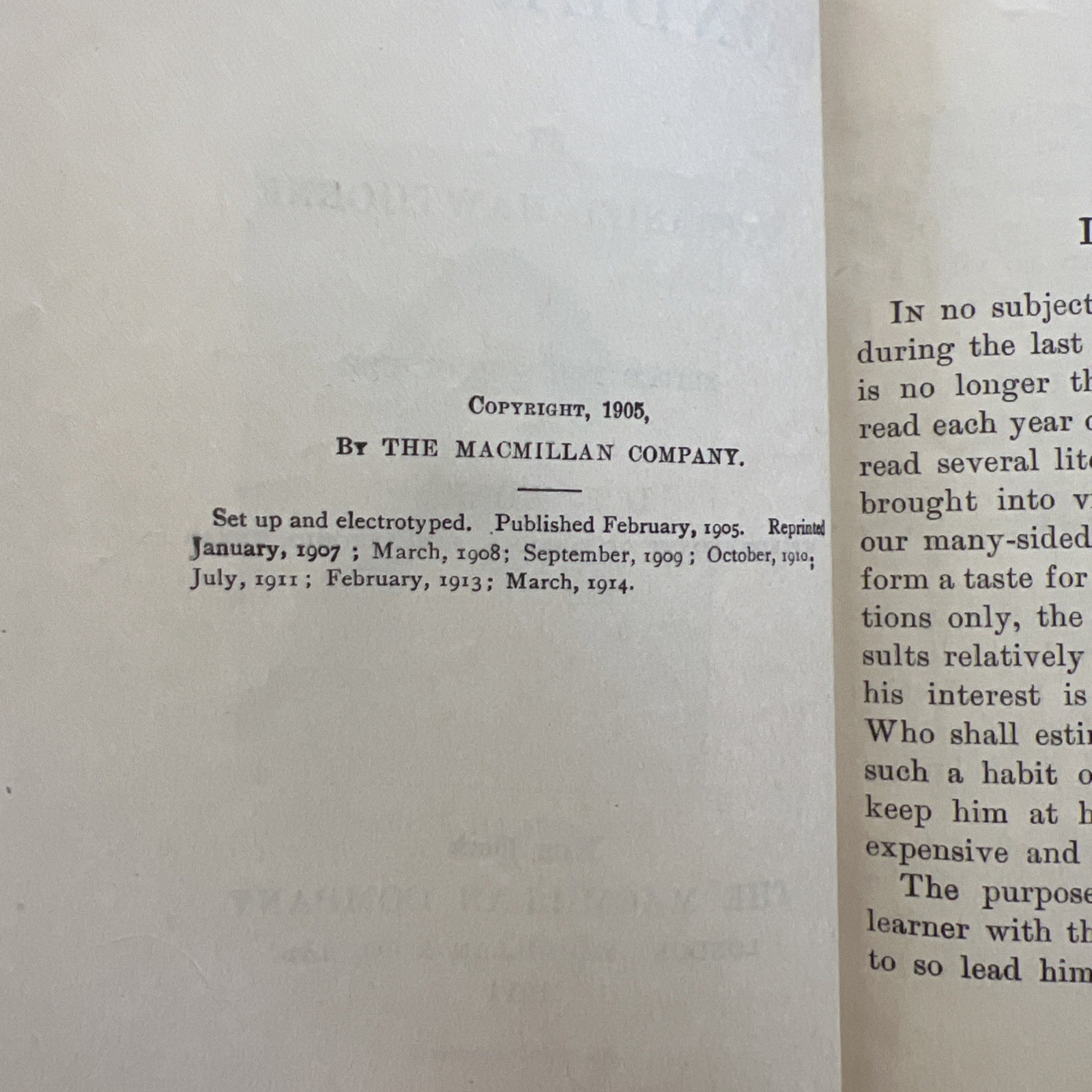 Hawthorne’s Wonder -Book 1908