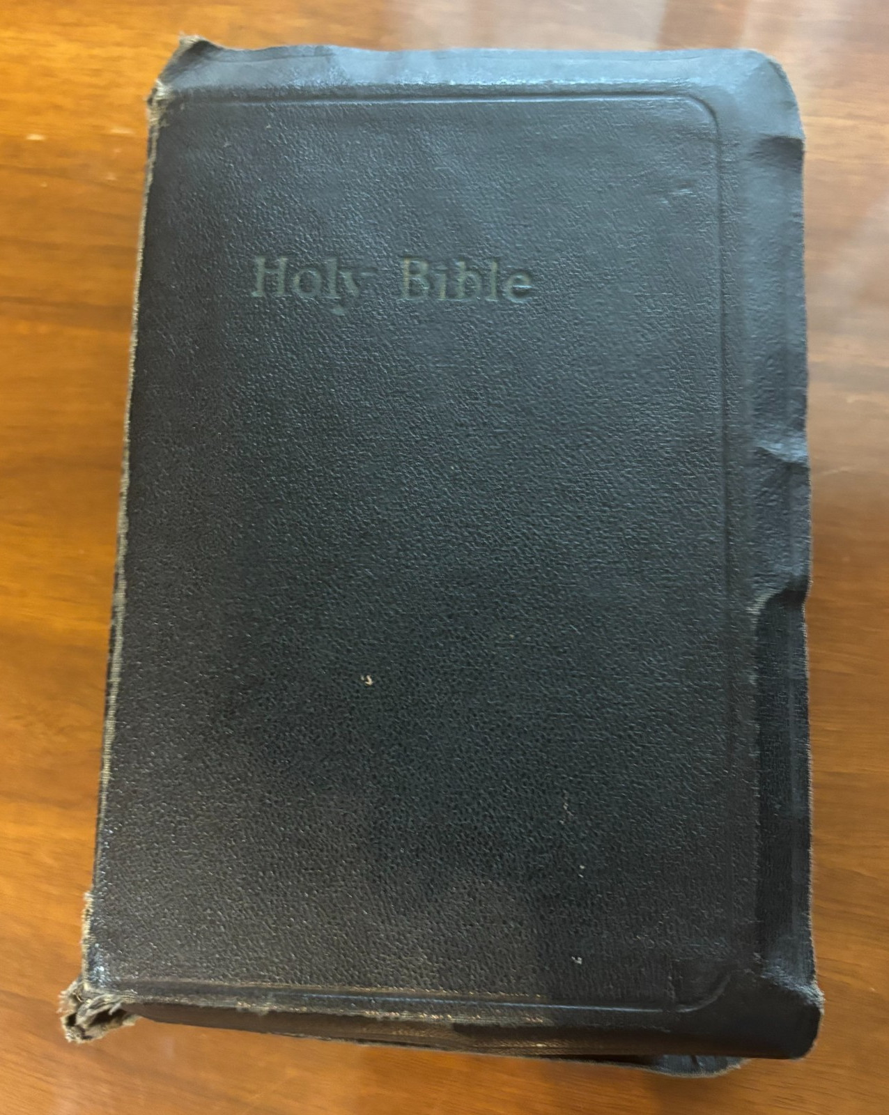 Holy Bible A.J Holman Vintage Pronouncing Edition Leather 7x5x1.5