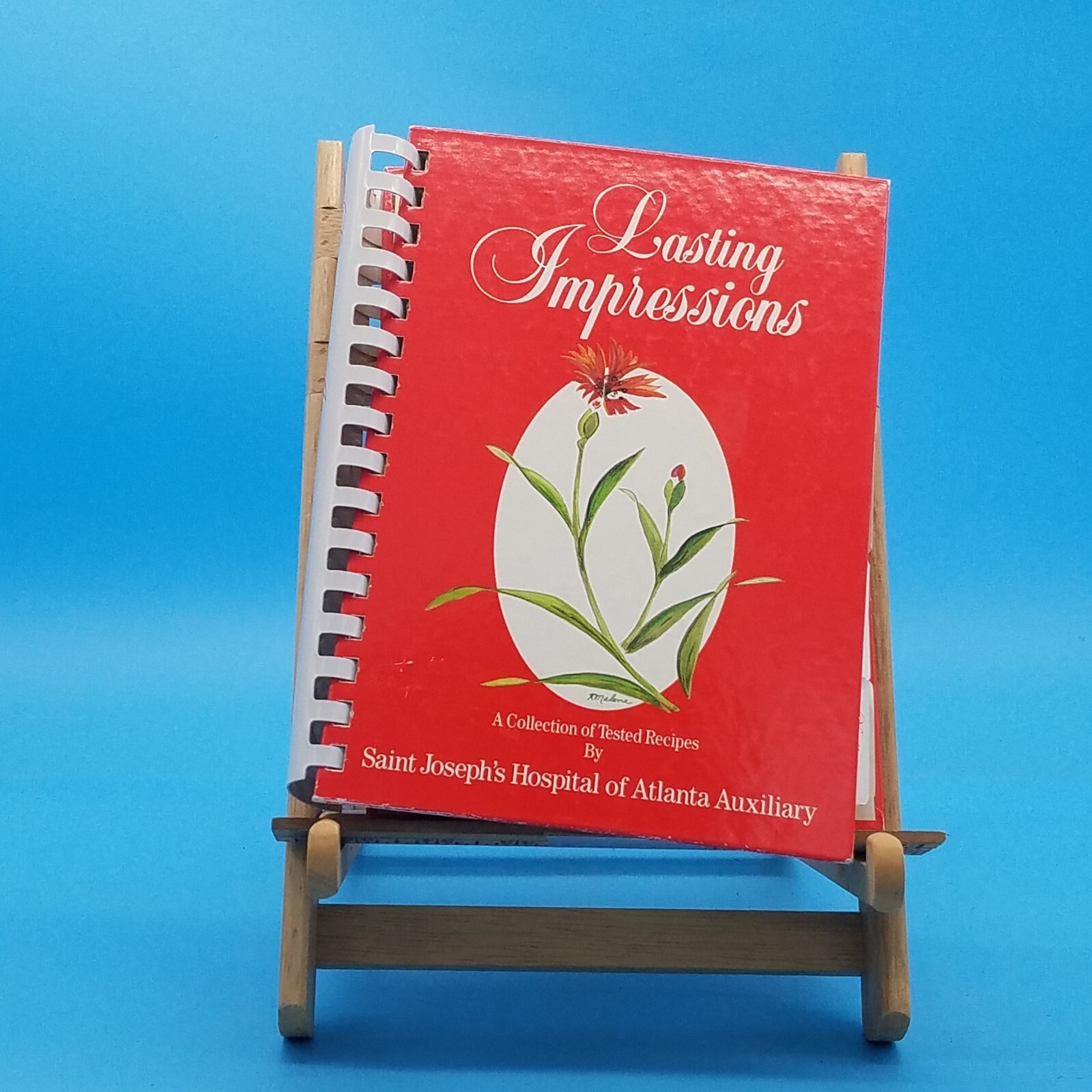 LASTING IMPRESSIONS Cookbook, Saint Joseph’s Hospital Auxiliary Atlanta GA (1988