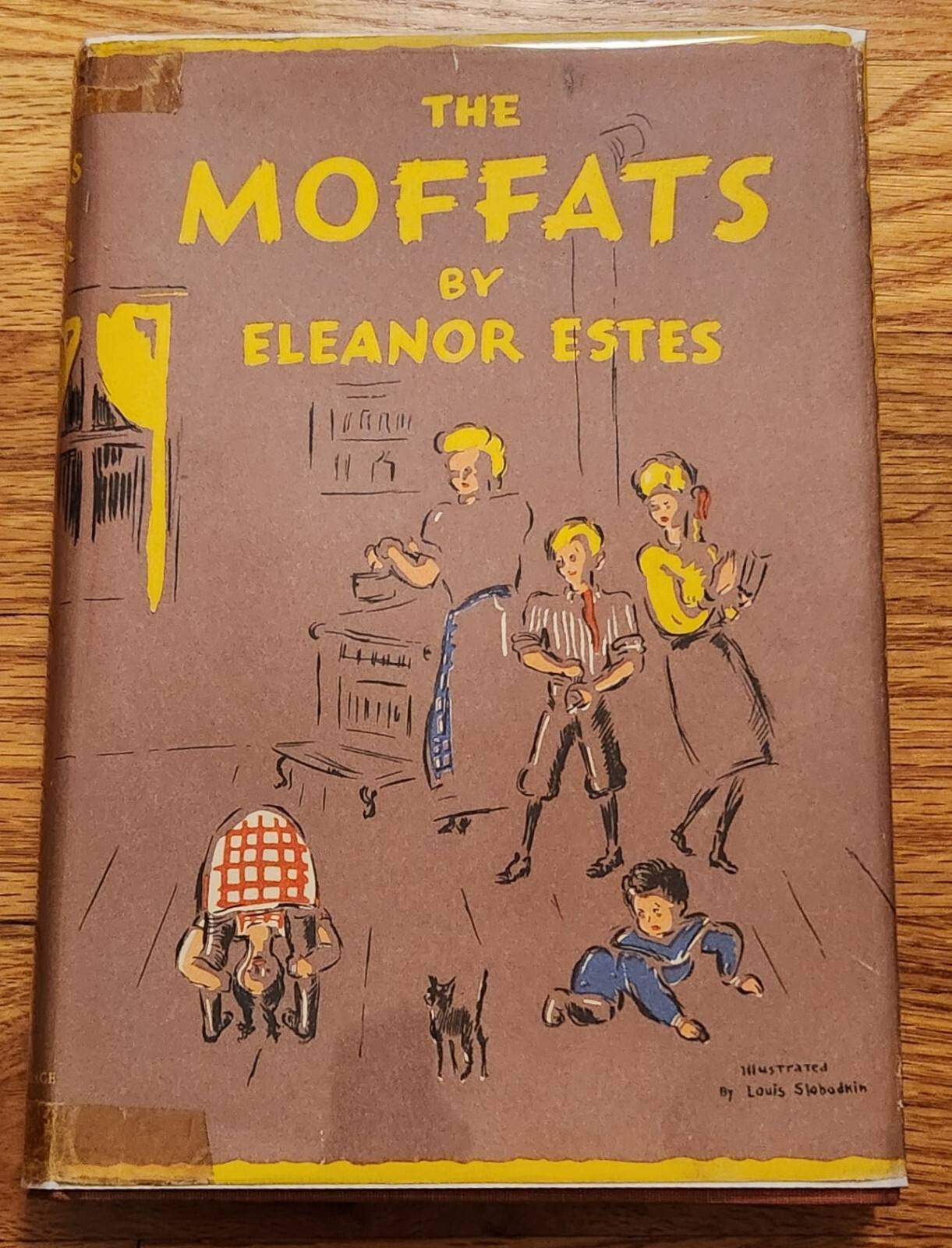 1941 Edition THE MOFFATS By ELEANOR ESTES Illustrated & w/DJ Wartime Book