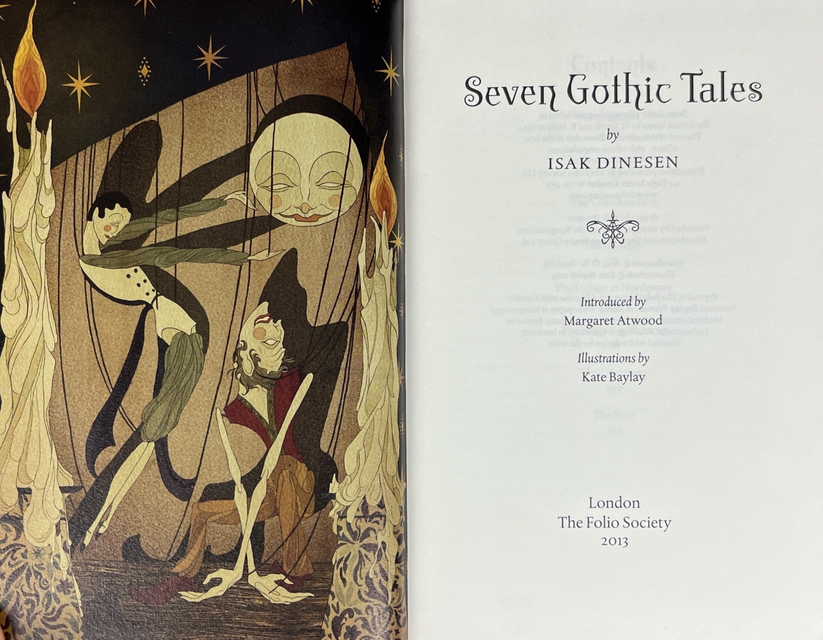 Seven Gothic Tales by Isak Dinesen. Folio Society, 2013, in Slipcase