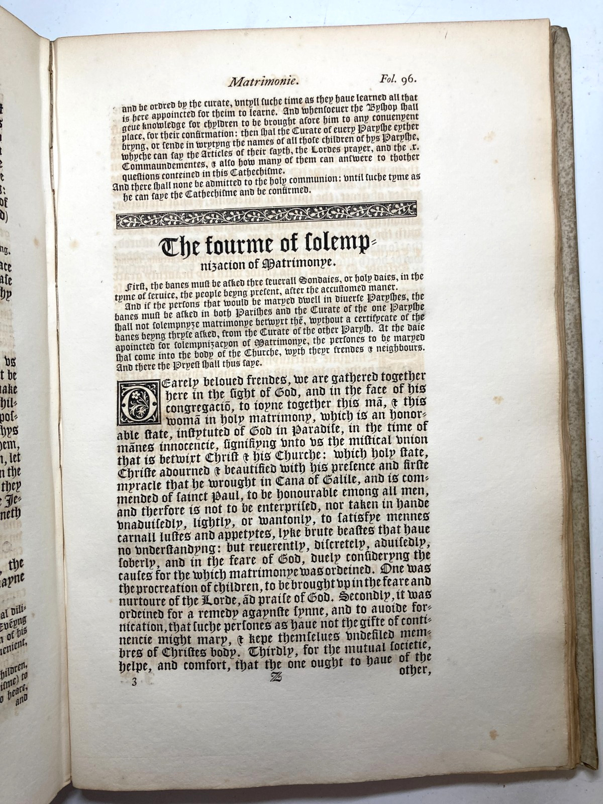 1844 Pickering Chiswick Press Folio Book of Common Prayer 1559 Elizabeth Vellum