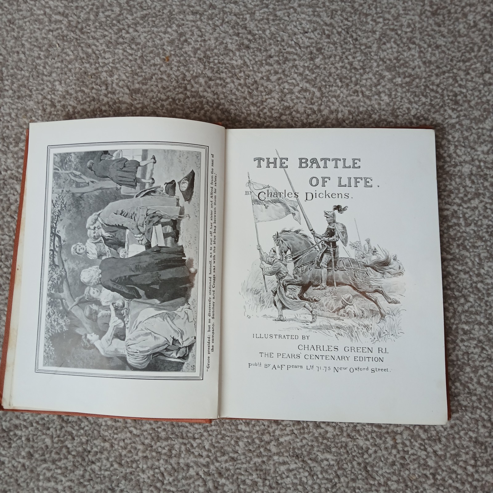 The Pears Centenary Edition Charles Dickens‘ Christmas Books The Battle of Life
