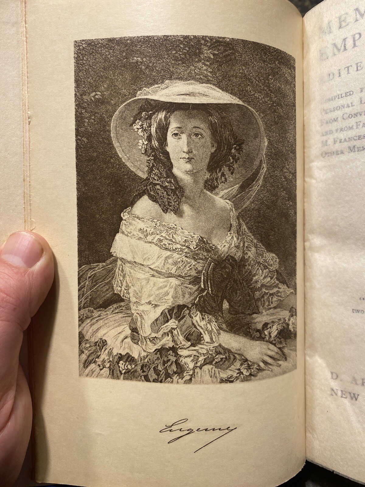 Memoirs of the Empress Eugenie Vol 2 by Comte Fleury 1920 D. Appleton & Co HC