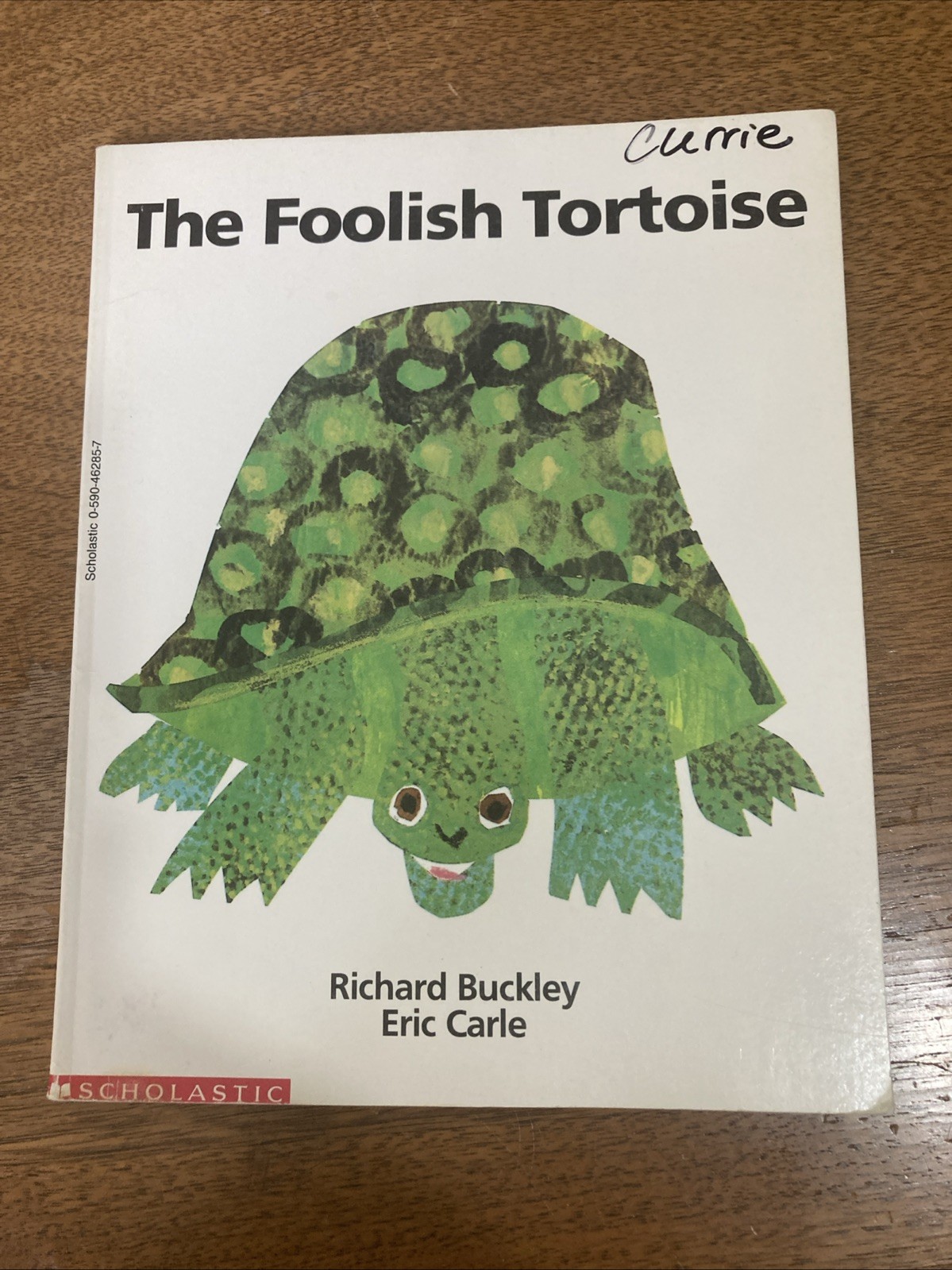 The Foolish Tortoise Vintage Children’s Book Eric Carle Scholastic 1993