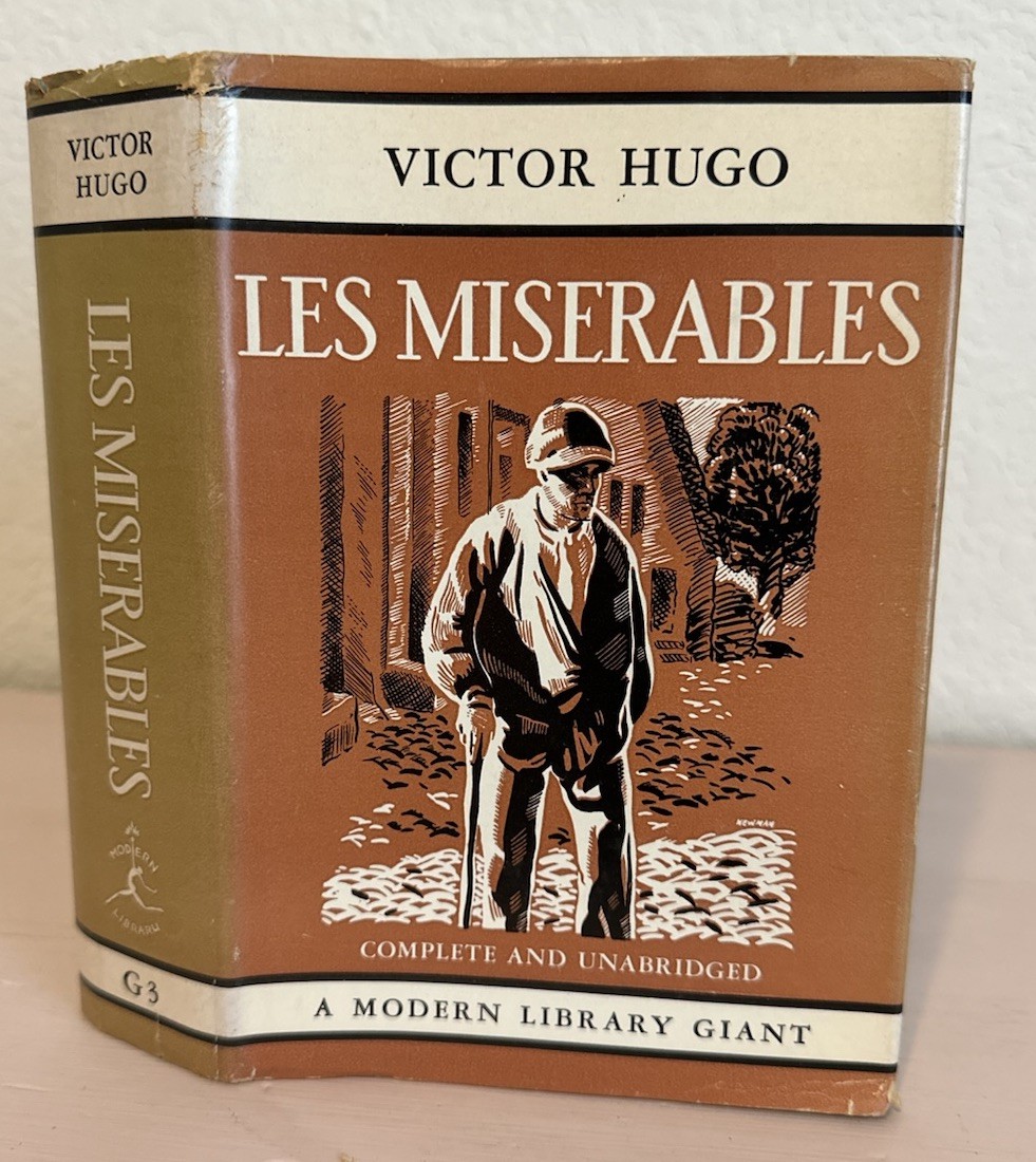 VTG. LES MISERABLES Book VICTOR HUGO Modern Library Giant G3 HC/DJ VG Unabridged