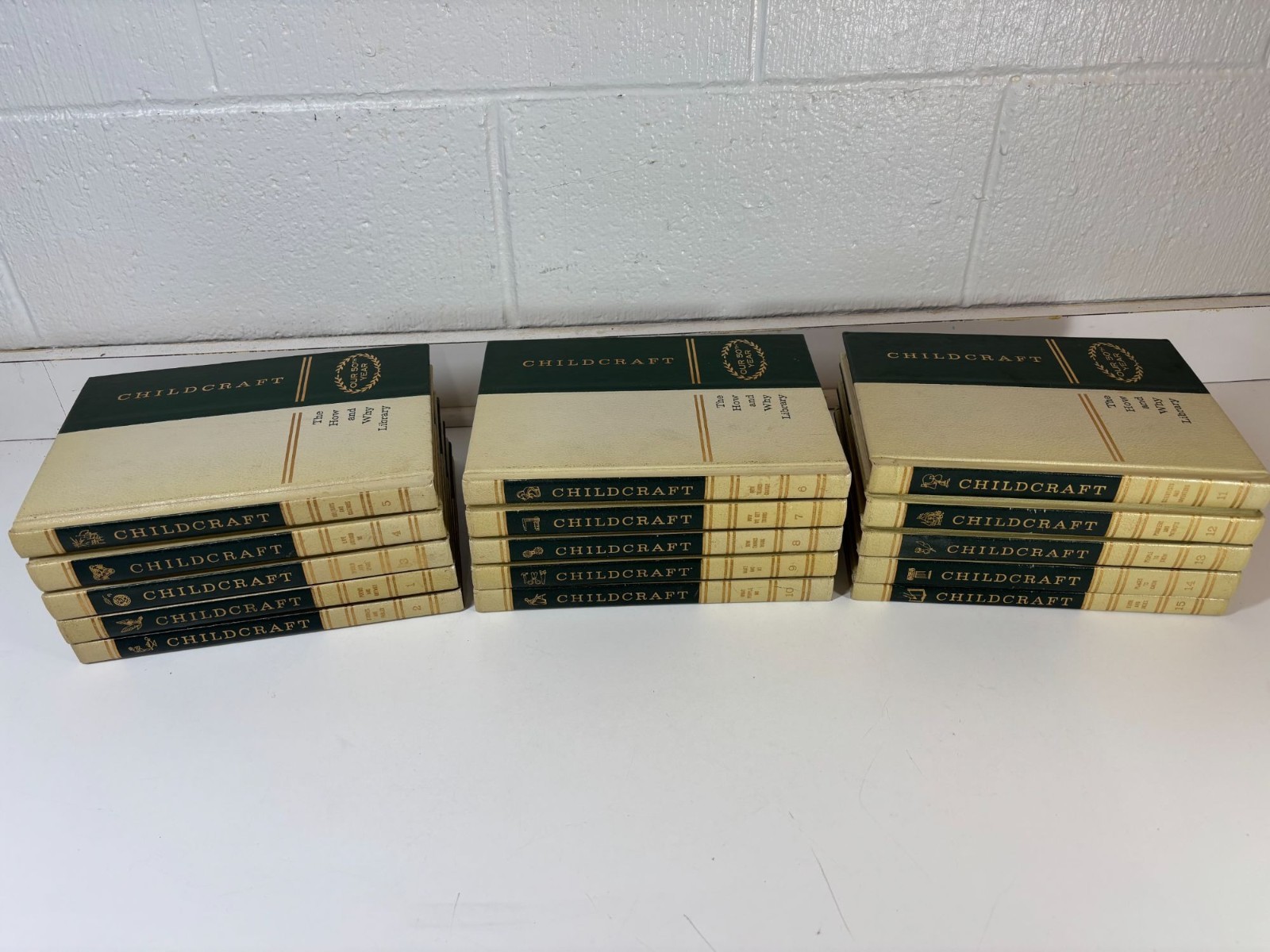 Childcraft How & Why Library 50th Anniversary Edition 15 Volume Set 1966