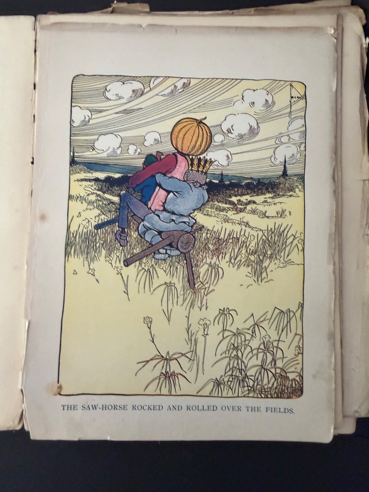 The Marvelous Land of Oz – L. Frank Baum – 1st Edition 2nd Printing (1904)