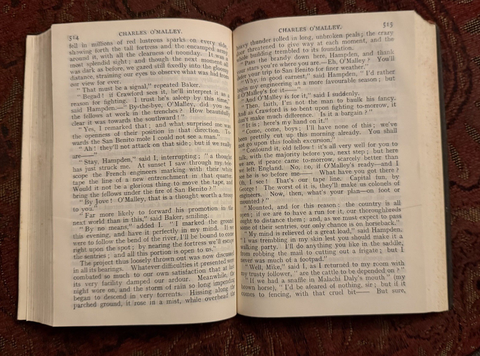 Vintage “Charles O’Malley” By Charles Lever Published By Thomas Nelson And Sons