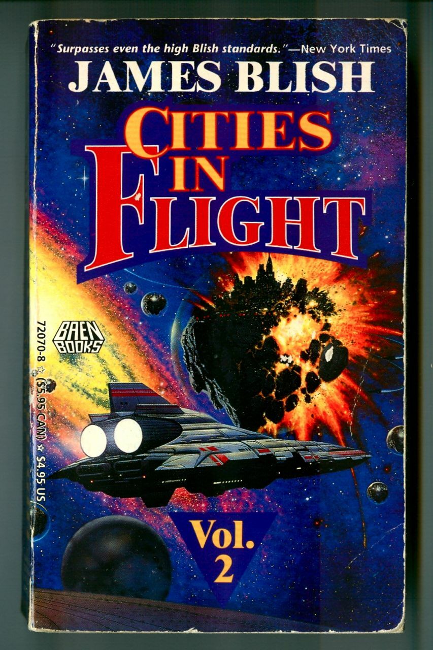 CITIES in FLIGHT Vol. 2 by James BLISH! Vintage 1991 BAEN Science Fiction PB!