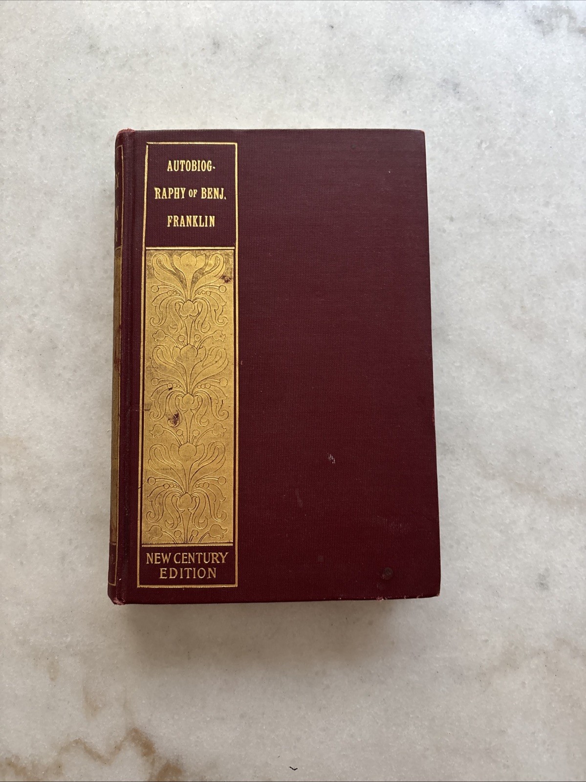 Vintage Autobiography Of Ben Franklin New Century Edition The Henneberry Co