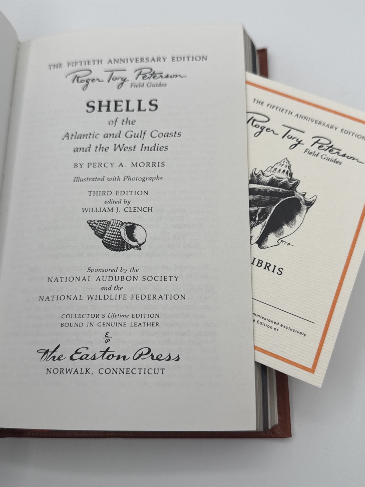 Easton Press Roger Tory Peterson Field Guides 50th Anniv, Fish Shells Marine