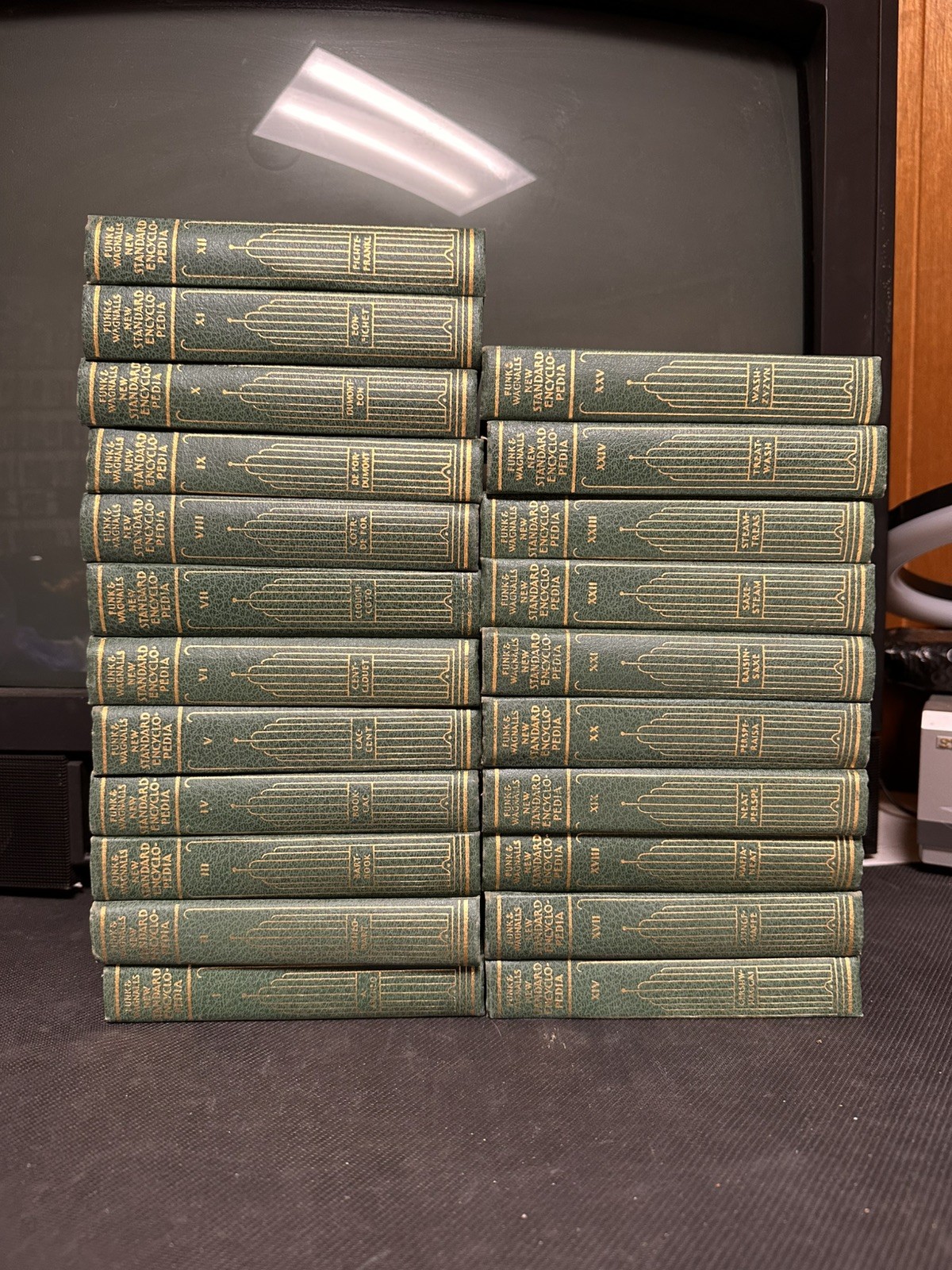 Vintage 1931 Funk Wagnalls New Standard Encyclopedia Incomplete Set 22 Volumes