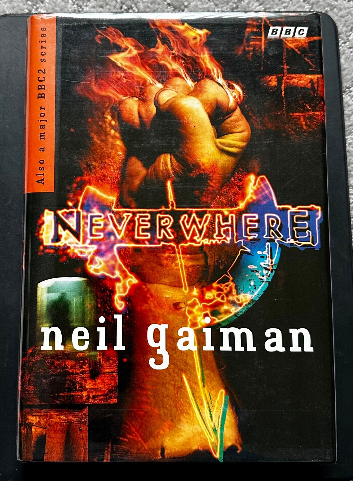 NEVERWHERE by Neil Gaiman hardcover British UK True 1st First Edition BBC Books