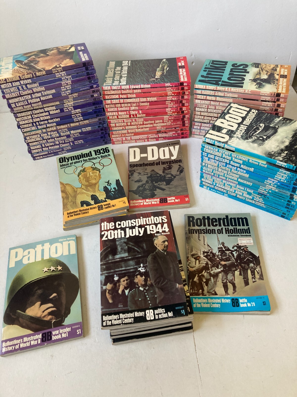 76 Issues Ballantines Illustrated History of World War 2 WarLeaderCampaignBattle