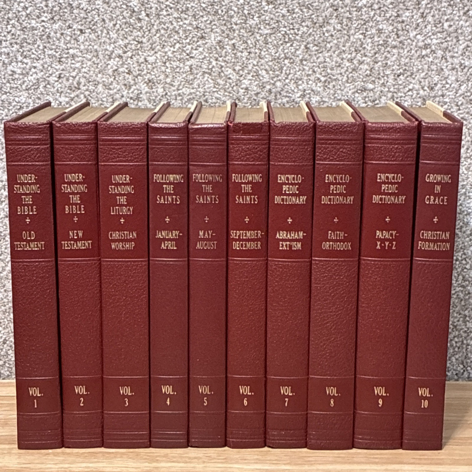 The Catholic Layman’s Library 10 Volume Set COMPLETE 1970 Hardcover Vintage