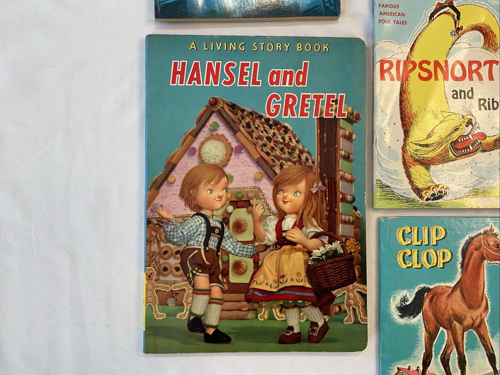 LOT 13 Collectible VINTAGE Children’s Books 1960s Danny Dunn Clip Clop Hansel ++
